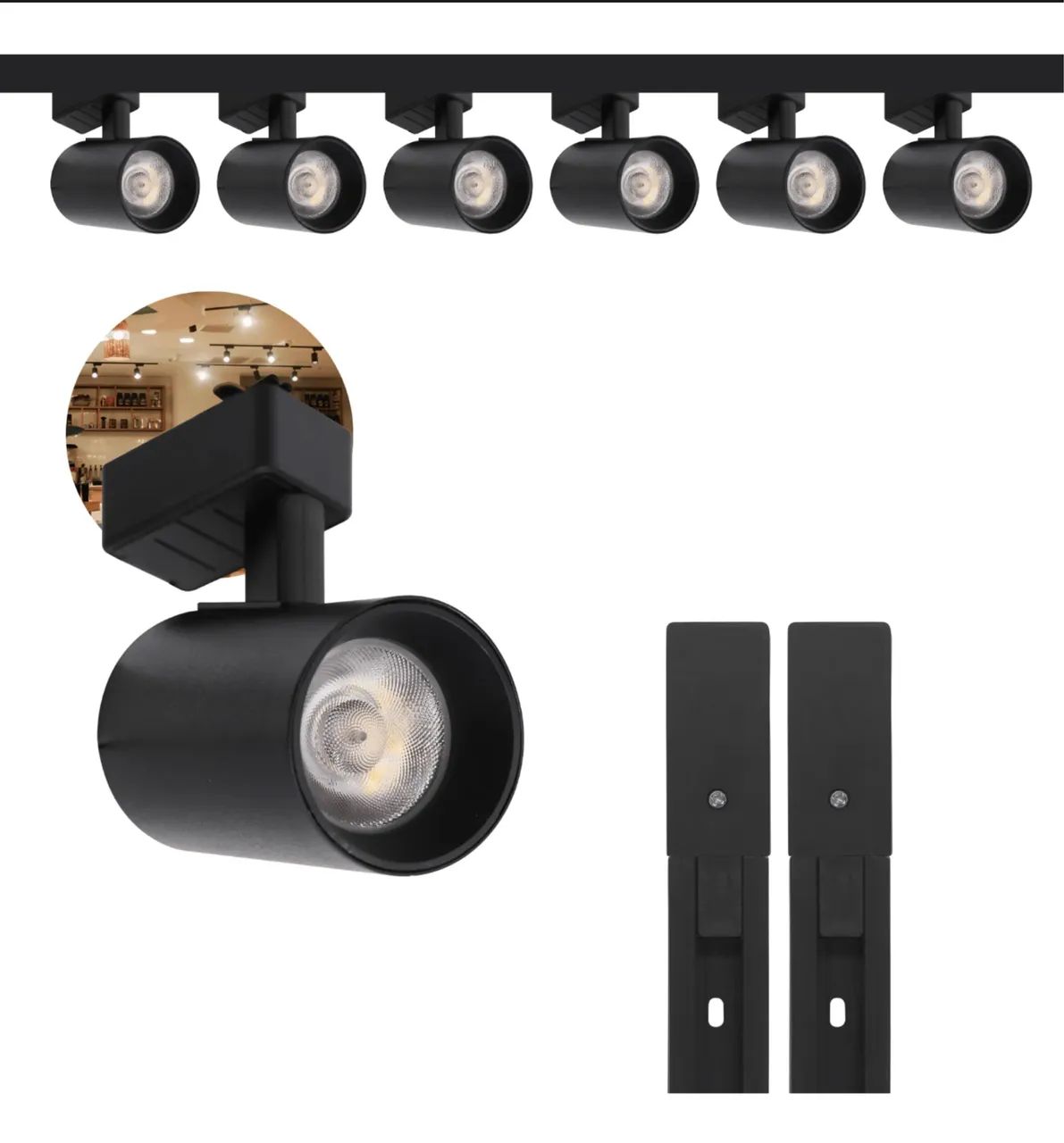 Six-light track light