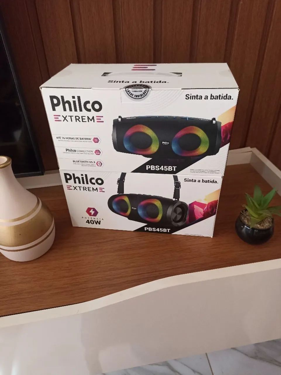 Caixa de original Som Speaker Philco Extreme 40W PBS45BT - Foto 5