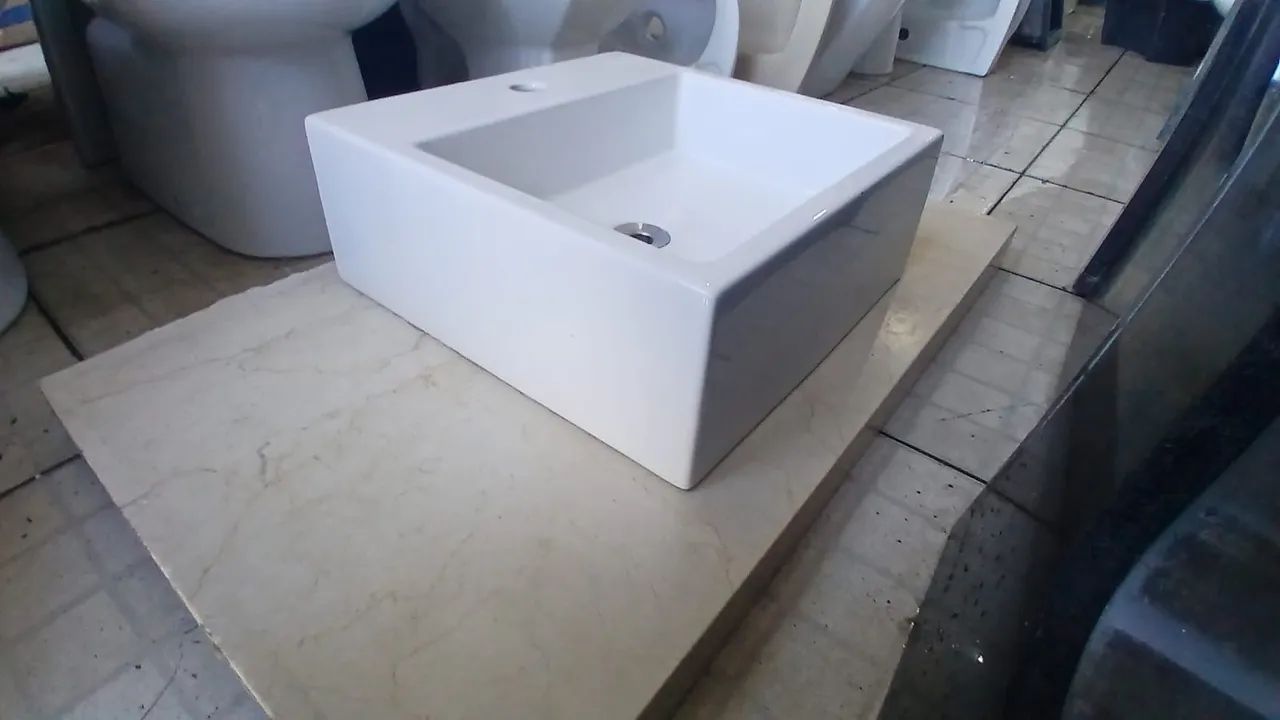 Pia sobre por com bancada  - Foto 4