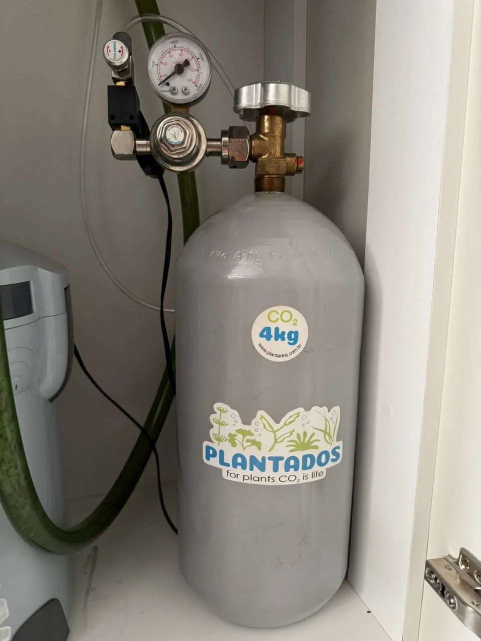 Sistema de CO2 para aquário 