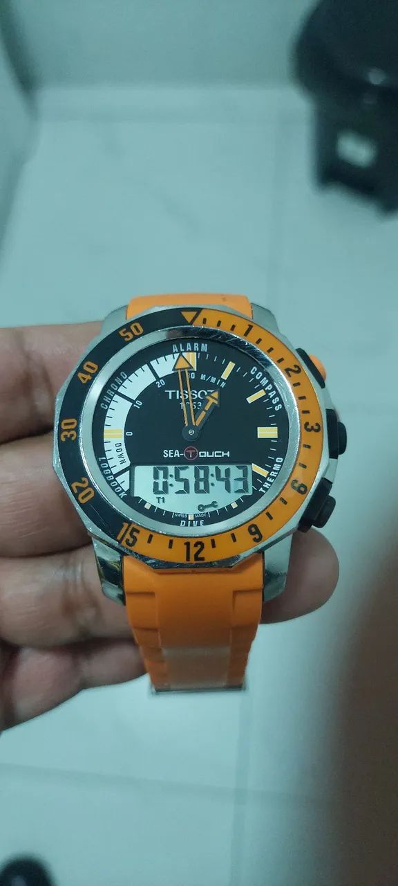 Tissot touch sea touch Orange 
