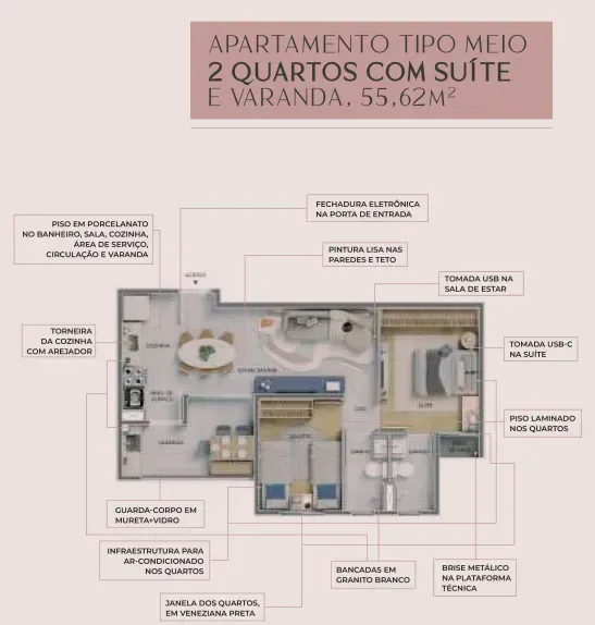 PLANTA 55m²