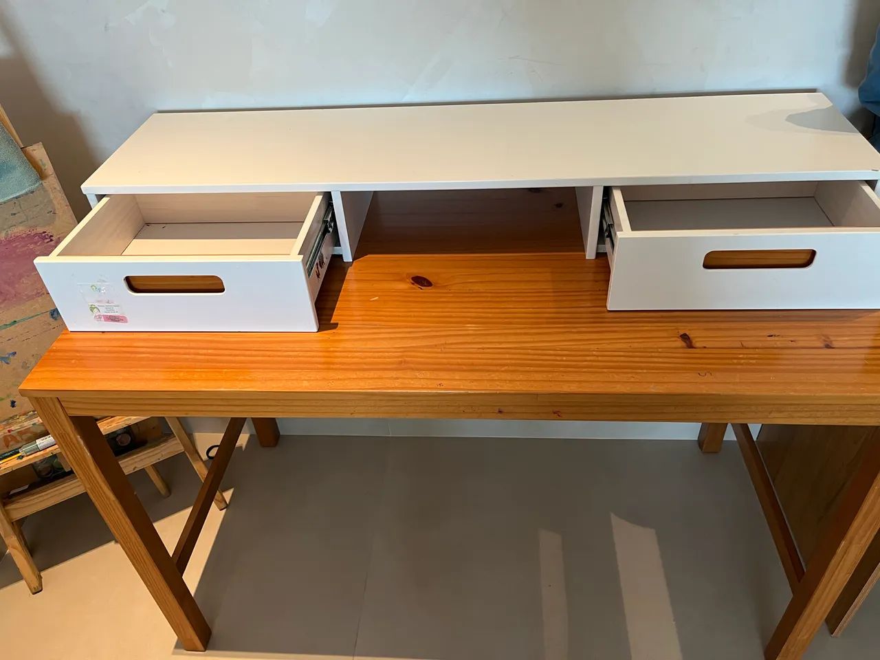 Mesa de estudo e trabalho madeira