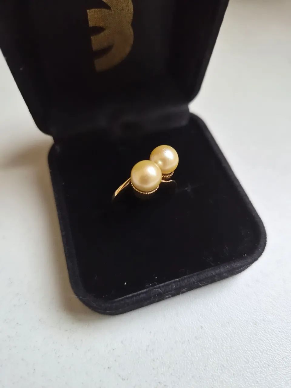 Anel com Pérola Cultivada - Ouro 18k