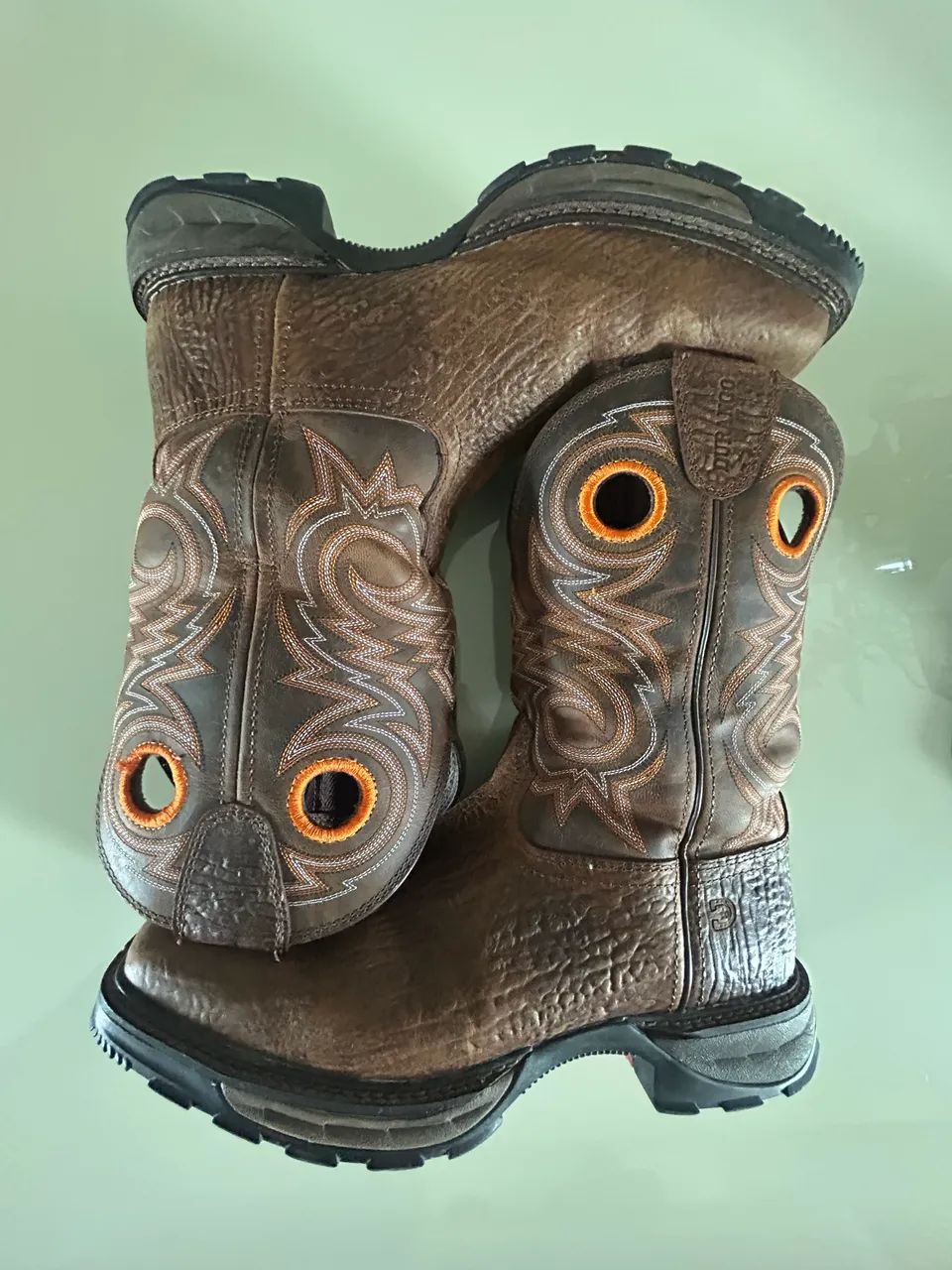 botas western Durango Maverick XP em couro marrom - Foto 4