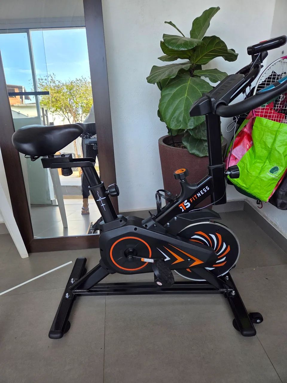 Bicicleta ergometrica 8kg de inércia