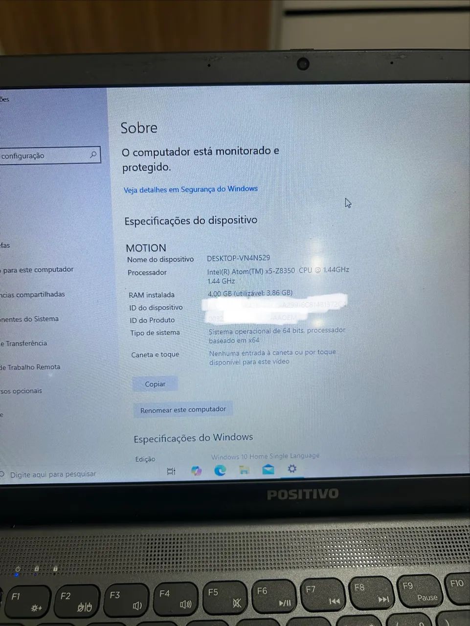 Notebook Positivo Motion Gray Q4128C-S ? 4GB RAM + 128GB - Foto 2