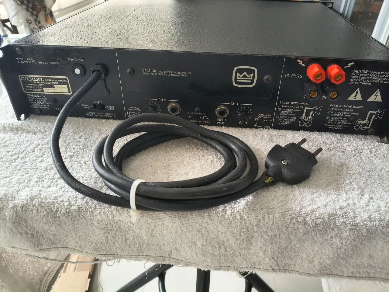 Amplificador Crow 1400 CSL - Foto 5