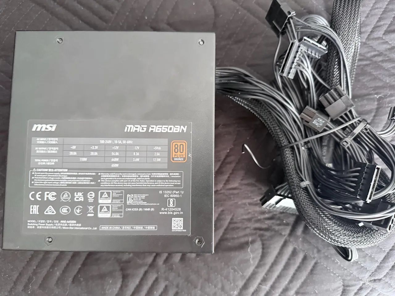FONTE MAG A650BN 80 PLUS BRONZE  - Foto 4
