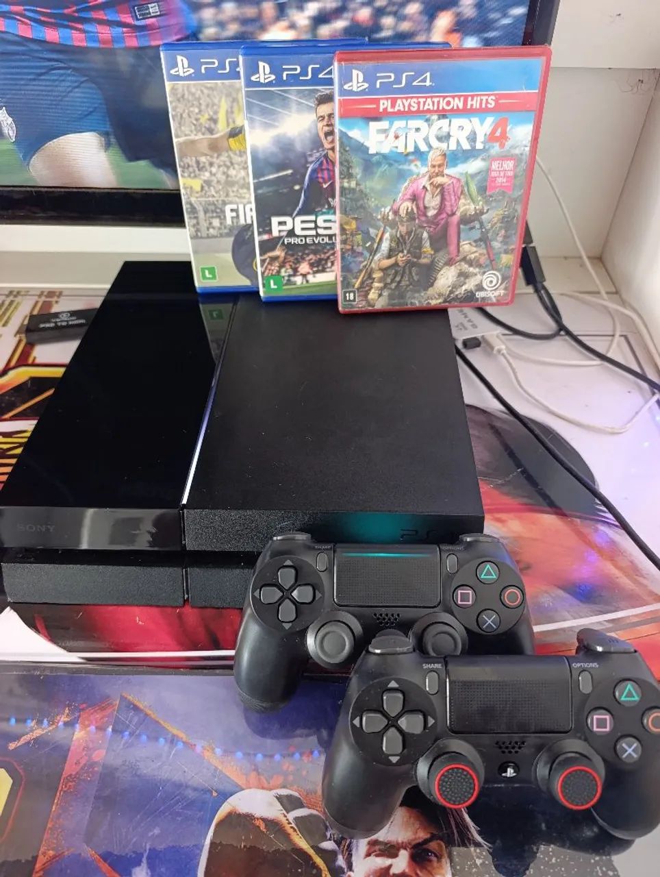 Playstation 4 1 Terá e mais 3 jogos de brinde  - Foto 3