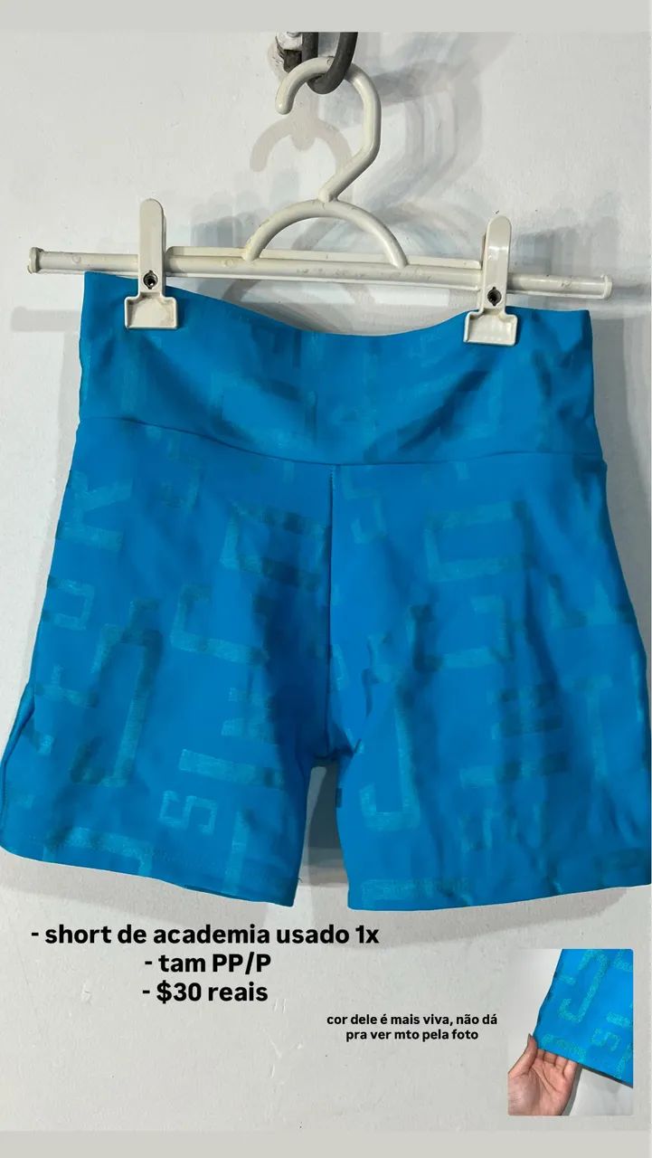 short de academia 