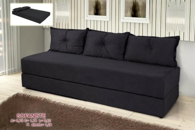 Sofá Cama Sofanete Amsterdã em Suede Resistente (Em Até 12 X Sem Juros) - Foto 3