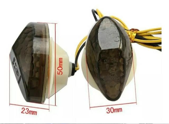 Seta esportiva embutida para qualquer moto!! Descriçao! importado! - Foto 3