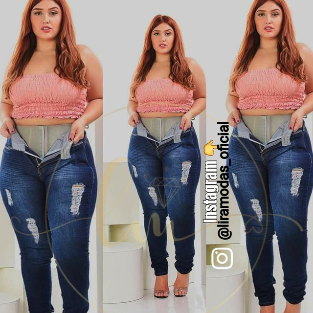 calça chapa barriga plus size