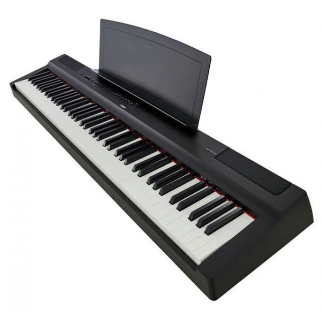 Piano Digital Yamaha P125 Preto + Fonte Semi Novo na caixa