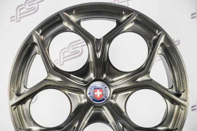 Rodas Hre Performance Forged Titanium Brushed Blank - 20x8,5 e 20x10 - Foto 4