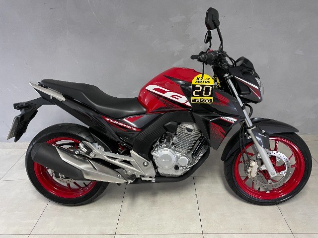 HONDA CB250F TWISTER CBS  2020  VERMELHA APENAS 3.444 QUILÔMETROS !