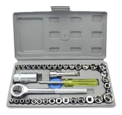 Kit de Ferramentas Chaves Soquetes LE-1908 - It-Blue 40 peças