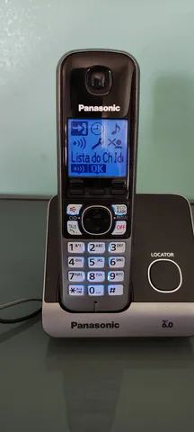 Telefone sem fio Panasonic Dect 6.0