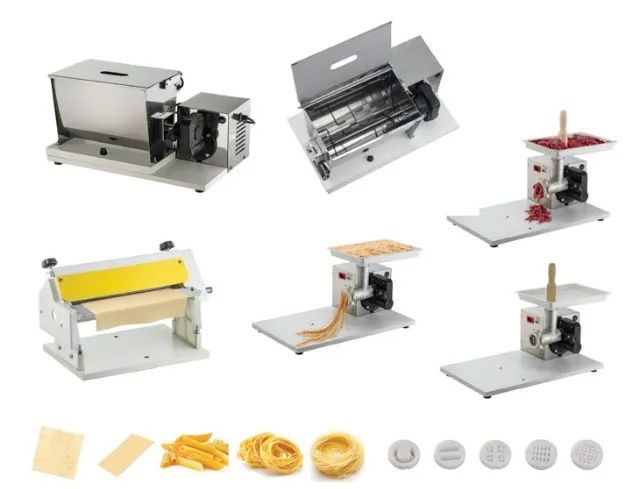 Maltamix kit 4x1 masseira cilindro extrusor e moedor de carne eletrico - Alecs