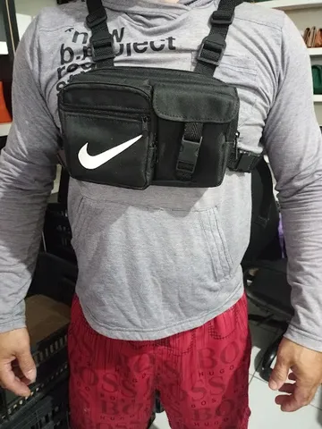 bolsa colete super da moda com varios bolsos