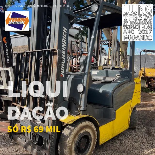 Empilhadeira Junghereinch 2t triplex 2017 