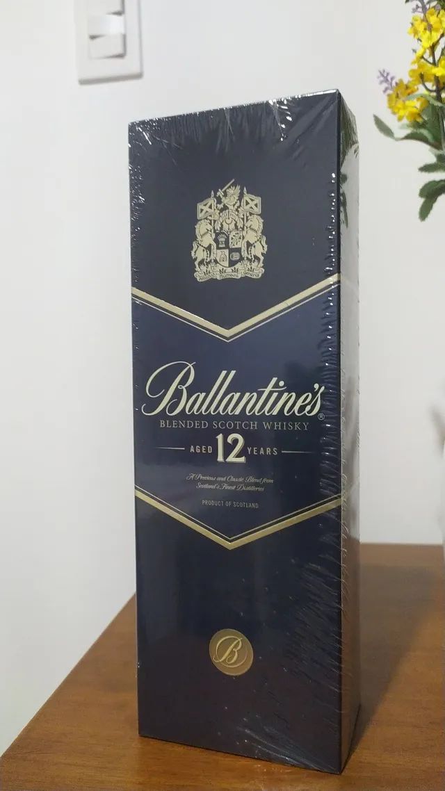 Whisky importado BALLANTINES 12 anos ORIGINAL 