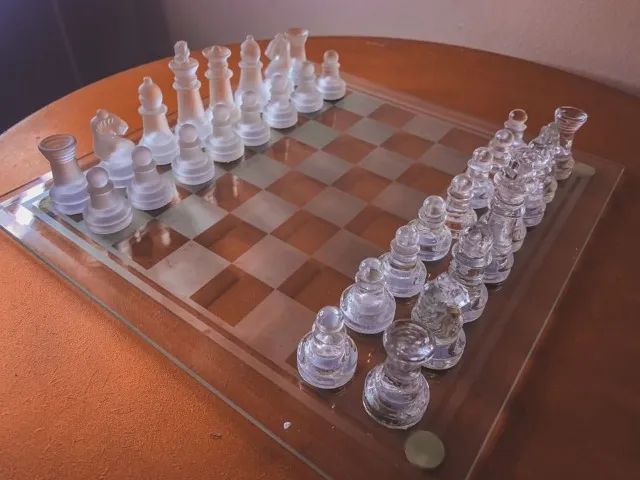 jogo de xadrez de vidro decorativo - Objetos de decoração - Parque Santo  Antônio (Nova Veneza), Sumaré 1254567193