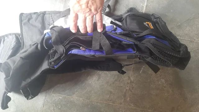 Mochila cargueira cargo treking caminhada acampamento 60 litros zerada  - Foto 6