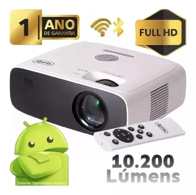 Projetor 10k lumens, até 120'' (não compre tv Samsung,LG,Philco, AOC usada) 32 42 55 NOVO - Foto 3