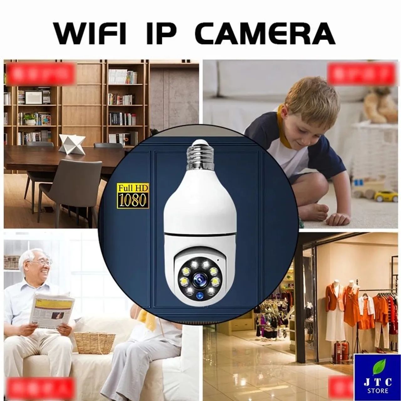 Câmera de segurança Wi-Fi disfarçada de lâmpada - Foto 5