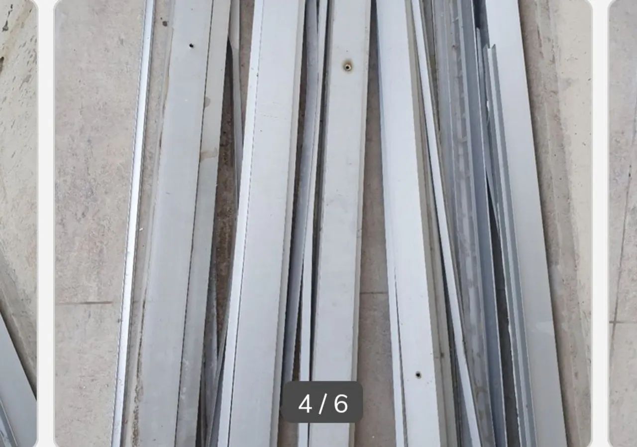 Barras de alumínio pra guarda corpo de vidros temperado  - Foto 3