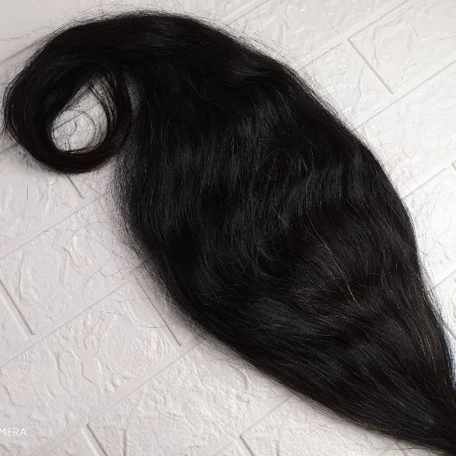 Cabelo Humano 95cm 132g 19,00 Preto, Ond - Foto 3