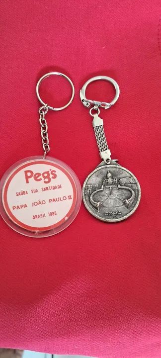 2 Chaveiros Papa João Paulo II - Foto 2
