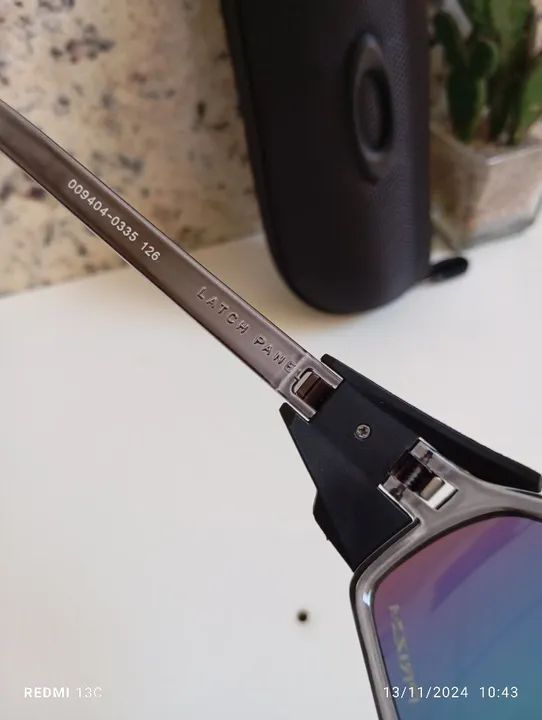 Óculos de Sol Máscara Oakley Latch panel Prizm  - Foto 6
