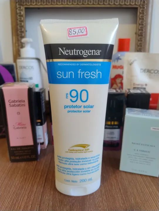 Protetor solar Neutrogena Sun Fresh FPS 90 - 200ml