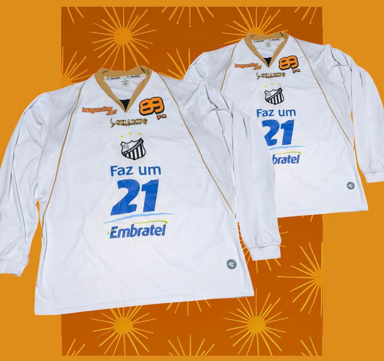 Camisa Bragantino Original - Ganhei do Gilvan Goleiro