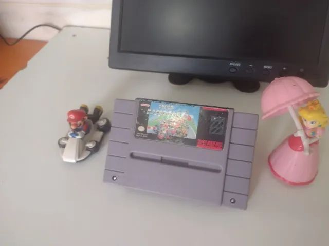 Cartucho Mario Kart Snes Original (relabel frontal) - Foto 4
