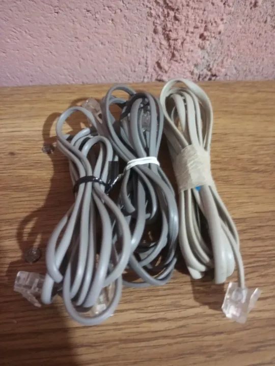 Cabo de rede e telefone  - Foto 3