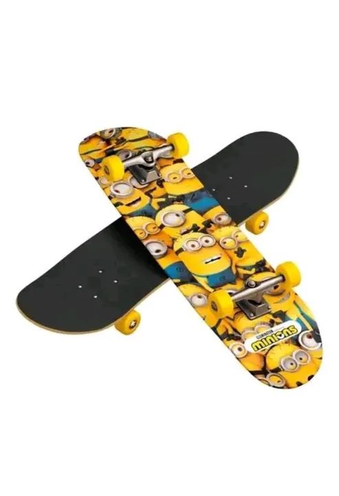 Skate sakateboard minions ricbrinq infantil grupo amarelo