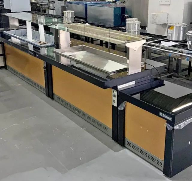 Jogo Buffet Preto Aquecido Refrigerado e Modulo Balança (Ester) - Foto 2