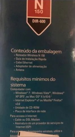 Modem D-link Router Dir 600 N 150 Semi Novo - Foto 4