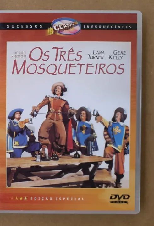 DVD Os Três Mosqueteiros 1948