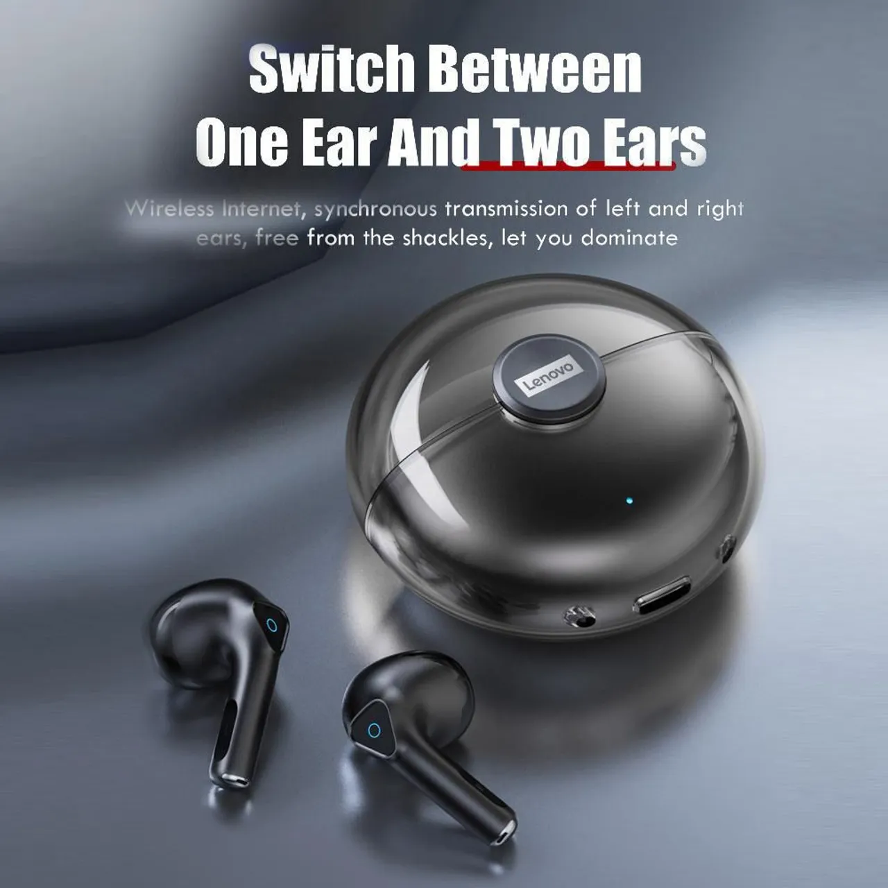 Fone de ouvido Lenovo TWS - True Wireless Lp80