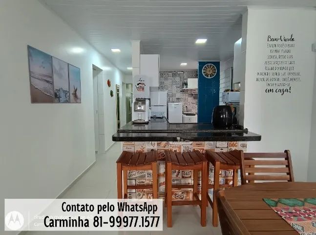 Alugo Casa de Praia Mobiliada na Divisa Dos Carneiros - Tamandaré/PE - Foto 11