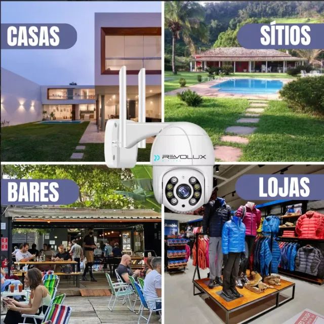 Câmera Mini Dome Wifi Ip 1080P Zoom 4x a Prova D'água Detecção Movimentos c/ Notificação - Foto 2