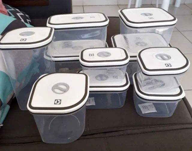 Conjunto de Potes Herméticos Electrolux 10 Peças- Lacrado