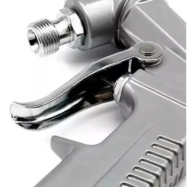 Pistol Pulverizador de Tinta Pintura - Tanque Baixo 1 Litro + 3 Bicos - Pronta Entrega - Foto 4