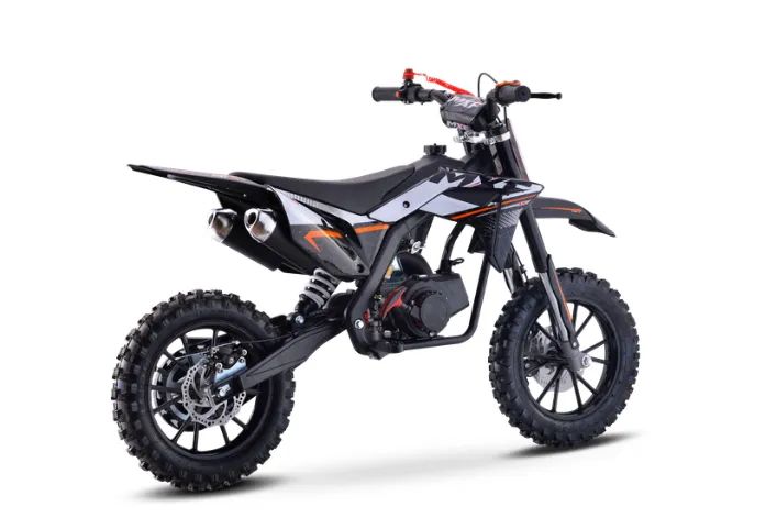 Mini Moto Cross Trilha Infantil Ferinha 49cc Mxf a Gasolina Cor Laranja - Foto 3