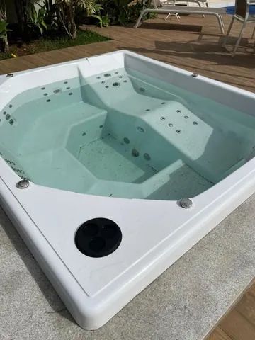 Spa para 6 Pessoas com cooler (jacuzzi, Ofurô, banheira) completo com hidro e aquecedor. - Foto 2
